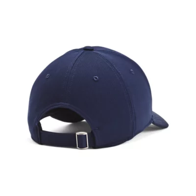 Under Armour Casquette Blitzing pour homme Coupe extensible, (006) Noir / / Rouge venin, M/L
