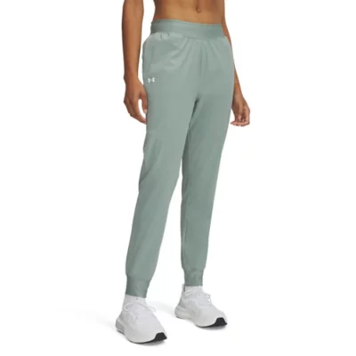 Jogging Femme Rival Woven Vert UNDER ARMOUR INTERSPORT