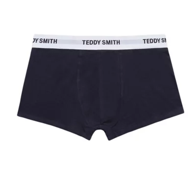 Lot De 3 Boxers Homme Teddy Smith – Coton Stretch, Coupe Ajustée, Couleurs Assorties
