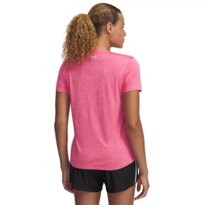 Promo Tee Shirt Anti Uv Surf Top 500 Manches Courtes Femme Parme Et Floral Selva chez Decathlon