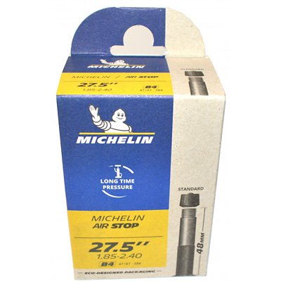 Chambre à Air Michelin 27.5 X 1.85-2.40 - Valve Schrader 48mm - Airstop B4