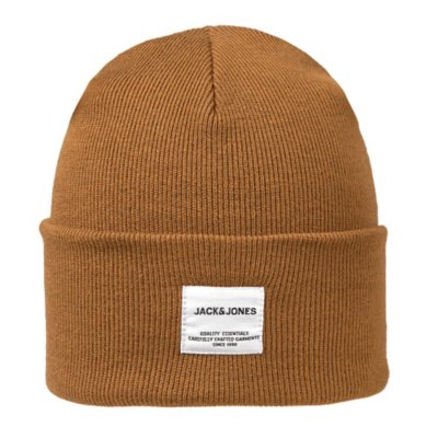 Bonnet Tricoté Jack & Jones Homme - 100% Coton, Coupe Droite, Lavable Machine 30°C
