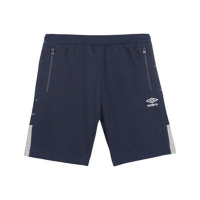 Jogging Pour Garçon Umbro – Coupe Droite – Noir Et Gris – Tissu 100% Polyester – Poches Zippées