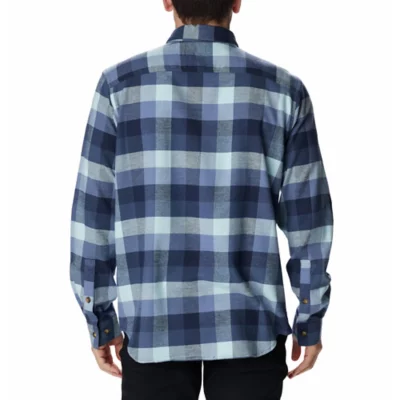Surchemise classique en flanelle - Bleu foncé/carreaux - Men | H&M CA