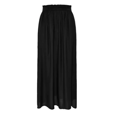 Mini Jupe Short Plissée Ceinturée Noir