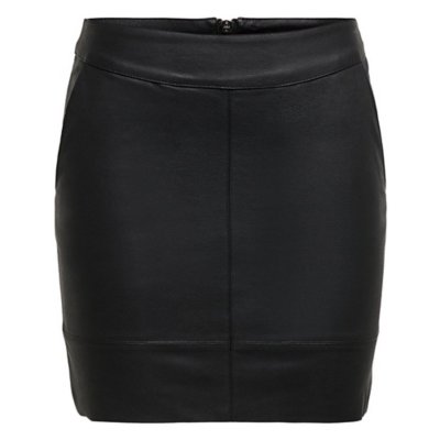 Jupe Femme Onlbase Faux Leather Skirt Otw NOIR ONLY INTERSPORT