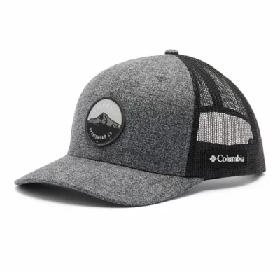 Casquette trucker en mousse : snapback réglable, écusson