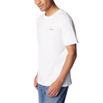 T-shirt Homme Columbia PFG – Pêche Et Outdoor – Manches Courtes – Bleu – Taille XL