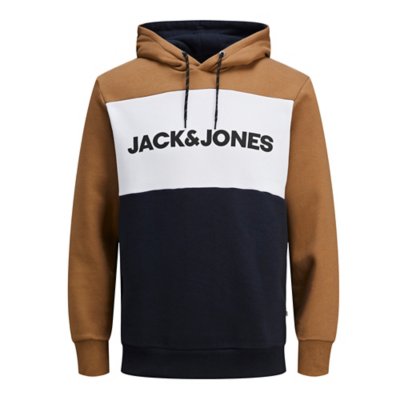 Sweatshirt Capuche Homme JJELOGO BLOCKING JACK JONES INTERSPORT