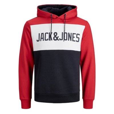 Sweatshirt Capuche Homme JJELOGO BLOCKING JACK JONES INTERSPORT