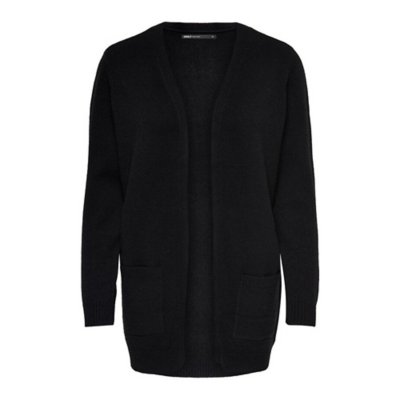 gilet noir cintré femme