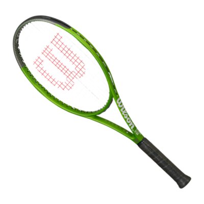 Wilson Raquette De Tennis Blade Feel XL 106 – Légère, Alliage AirLite, Longueur 69,2 Cm, 295 G, Pour Joueurs Loisir, Tamis 683,9 Cm², Cordée, Vert/noir