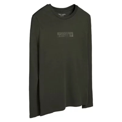 Lot De 3 T-shirts Manches Longues Homme Coton – Col Rond Basique, Respirant & Confortable, Idéal Travail, Sport, Loisirs (Noir/Blanc/Gris)