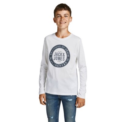 Tee-shirt À Manches Longues Garçon JJEJEANS TEE LS O-NECK 21/22 NOOS J Jack Jones Junior P 190513~9kf