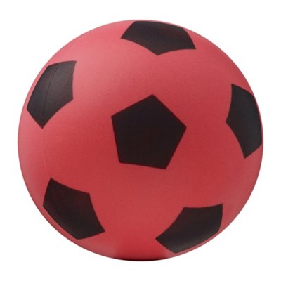 Ballon mousse taille 3 rouge pour les clubs et collectivités