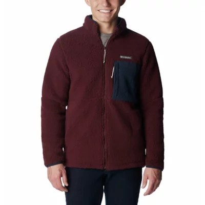 Veste d'extérieur en toile polaire avec fermeture éclair