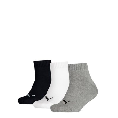 LOT DE 3 PAIRES DE CHAUSSETTES Enfant Puma KIDS BWT QUARTER 3P