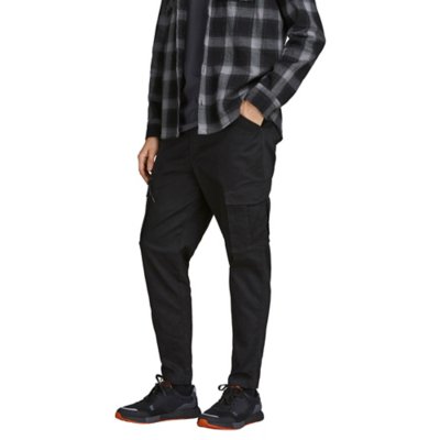 Pantalon Cargo Homme JJIACE JJDEX TAPERED AKM BLACK NOOS JACK