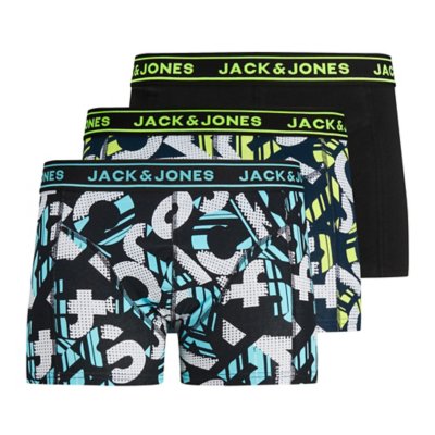 Boxer garçon JACLOGO PRINT 3 PACK LTN JR Multicolore 1950261 JACK JONES JUNIOR