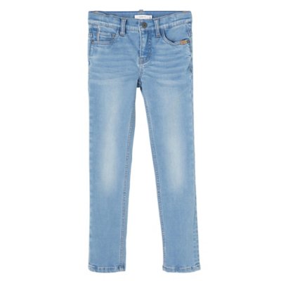 Name It Nkmtheo Dnmclas Pantalon Jeans Garçon - Gris Foncé Super Slim