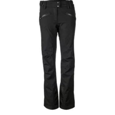 Pantalon de ski d'hiver isolé pour femme SURENHAP - Noir - Coupe-vent et imperméable - Sport