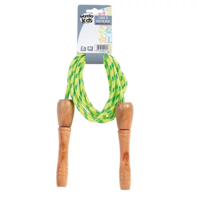 Ts Corde À Sauter Avec Poignée En Bois Équipement De Fitness Exercice Sports Cordes À Sauter