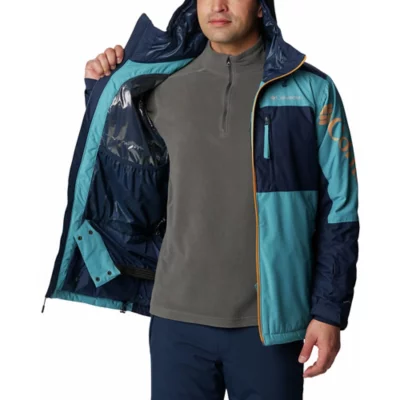 Veste De Ski Columbia Timberturner II 2 Homme (2XL, Bleu Camo, Omni-Heat)