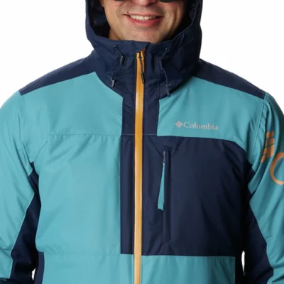 Veste De Ski Columbia Timberturner II 2 Homme (2XL, Bleu Camo, Omni-Heat)