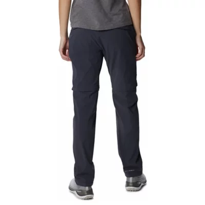 Pantalón convertible de trekking para Mujer Forclaz Travel100 denin