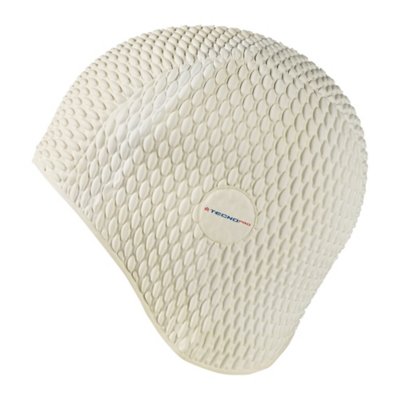 Bonnet de bain natation piscine de couleur blanc - Cdiscount Sport