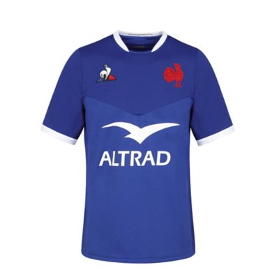 Maillot De Rugby Homme FFR XV De France Domicile 2021 BLEU LE COQ