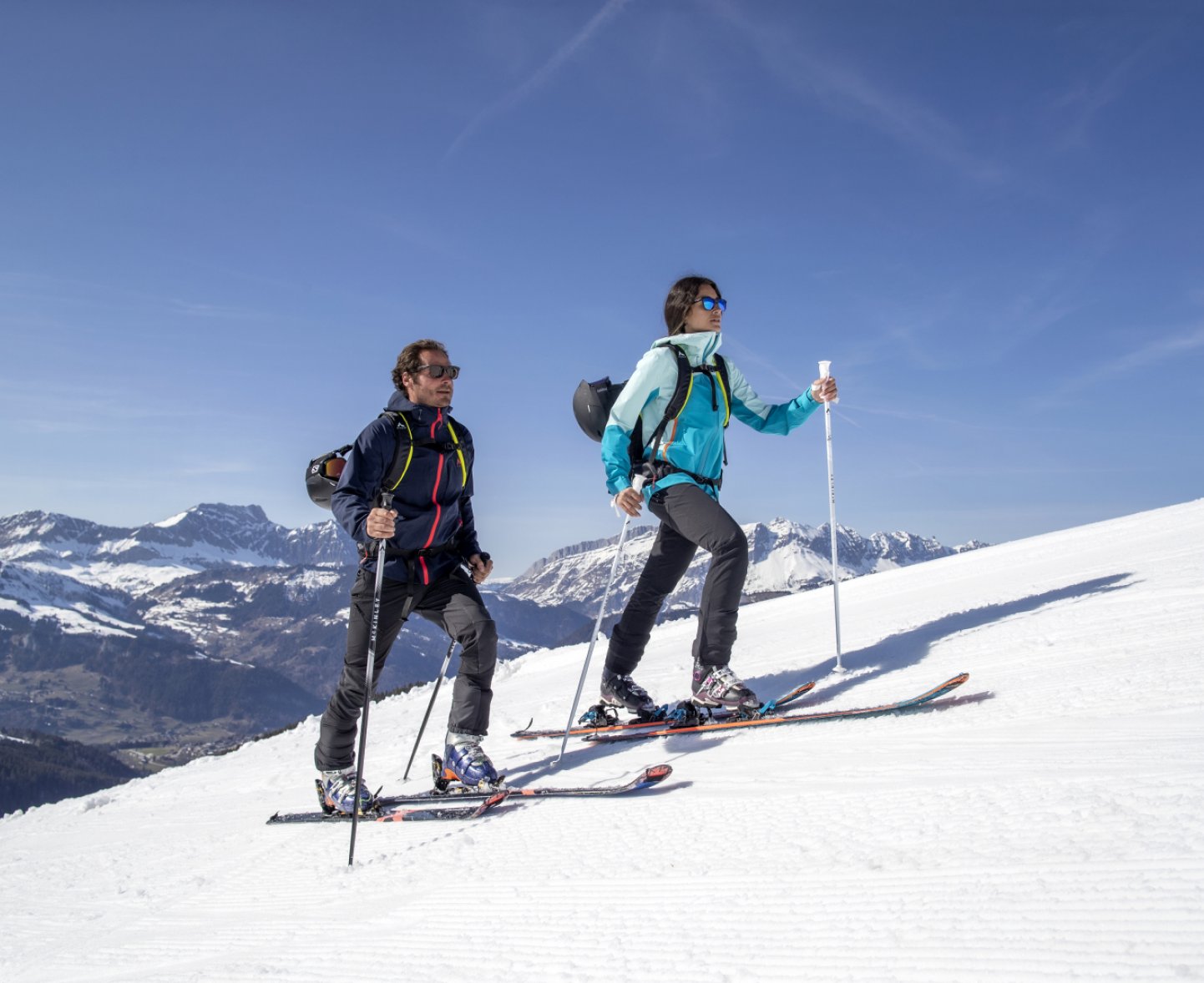 Attache ski personnalisée pour ski de fond