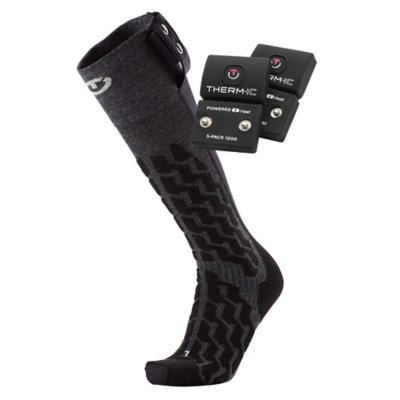 2 Paires Chaussette de Ski pour Homme Chaussettes Thermiques d´hiver  Rembourré et Respirant- Noir - Cdiscount Sport