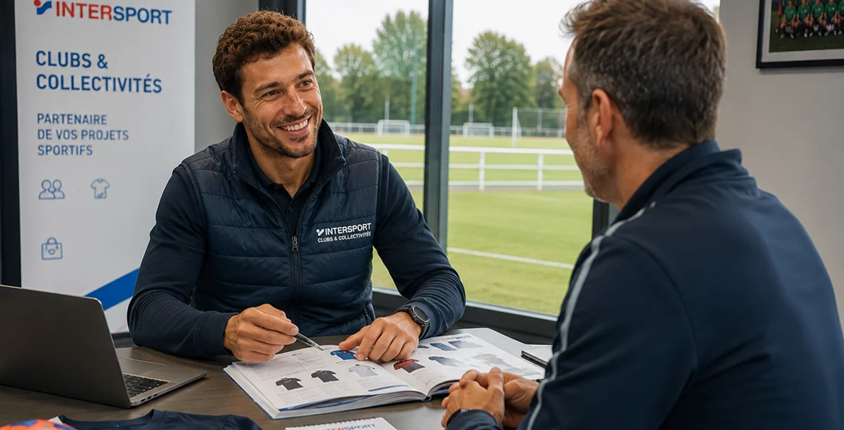 Un expert Intersport Clubs & Collectivités accompagne un club sportif