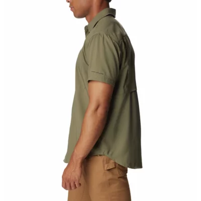 Chemise De Randonnée Columbia Vertex - Homme Taille L - Gris à Pois - Manches Courtes - Occasion Très Bon état