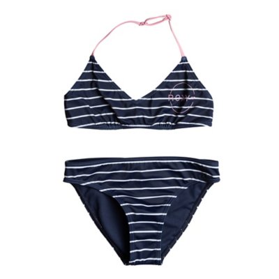 maillot de bain 2 pièces fille bico basic stripe tri bra set