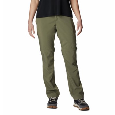 Pantalon modulable de randonnée montagne - MH550 - noir- Femme