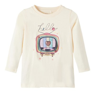 Tee-shirt à manches longues fille NMFLEELA Multicolore 204875  NAME-IT