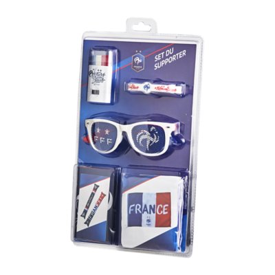 Kit supporter equipe de France Destockage Grossiste