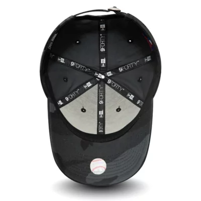 Casquette Baseball NY Camouflage Rouge Et Noir - Taille Unique Tendance