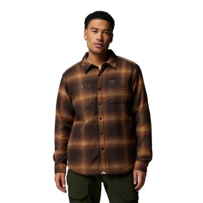 4 Chemises Manches longues Hommes Marron 2XL pas chers | Needen Canada