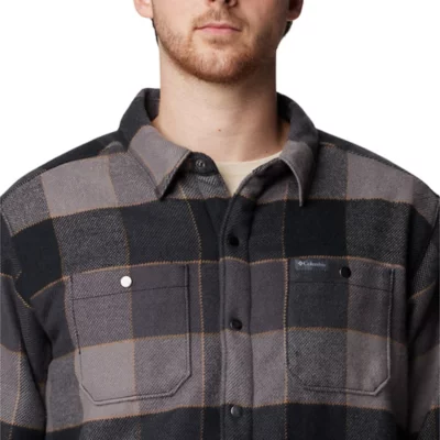 Chemise manches longues à carreaux - Bleu Blanc - Homme - 34.90