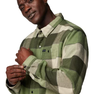 Chemise De Pêche Columbia PFG Homme - Taille L Vert Olive - Manches Longues - Neuf Sans étiquettes