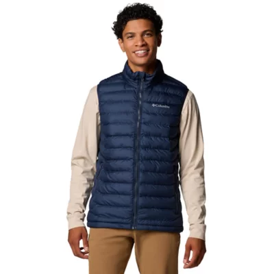 Columbia Gilet Sans Manches Homme - Softshell Ascender II - Coupe-vent Déperlant - Collegiate Navy
