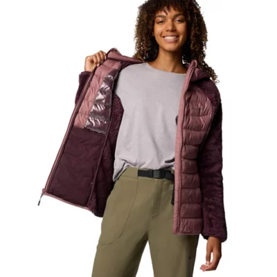 Veste Hybride Femme Powder Lite II Violet COLUMBIA | INTERSPORT