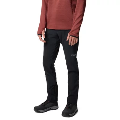 CARWORNIC Pantalon De Randonnée Homme Doublure Polaire Imperméable - Fermeture Éclair Cheville - Idéal Ski Et Activités Extérieures