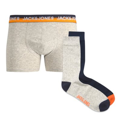 Jack & Jones Completo boxer e calzini Trent Giftbox 12285126 Nero
