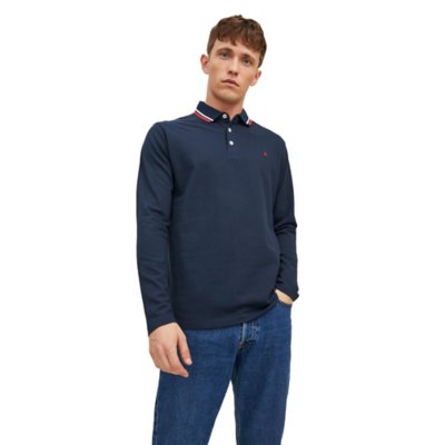 Polo Manches Longues Homme JJEPAULOS POLO LS NOOS JACK JONES