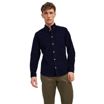 Chemise Popeline Manches Longues Homme - White Imprimé Et Personnalisé