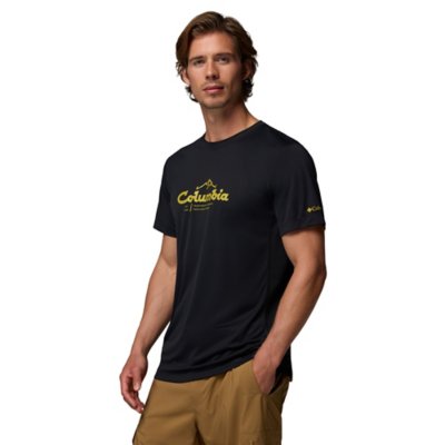 Columbia Tee Shirt De Randonnee A Manches Courtes Homme Zero Rules Light Ss Graphic Crew